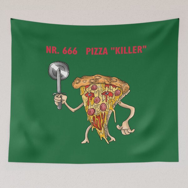 Item preview, Killer pizza designed and sold by AyseAkcay.