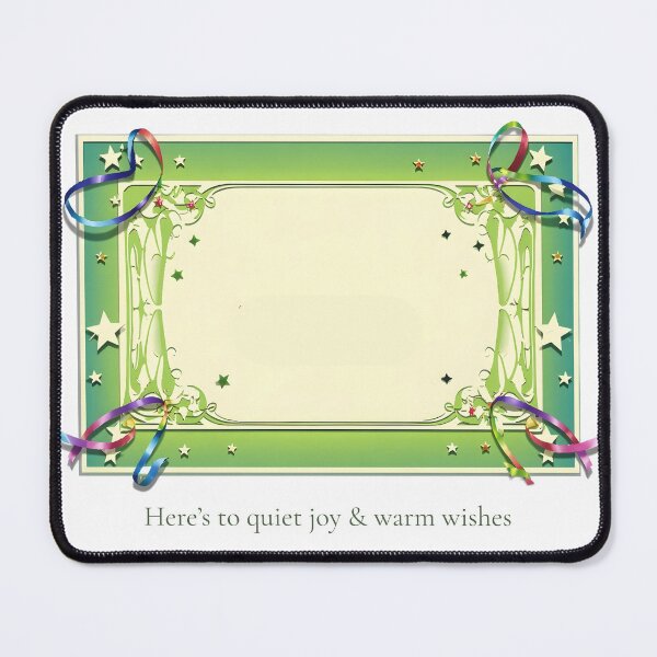 Item preview, Quiet Joy – Green Greeting Card with Balloons and Subtle Warmth designed and sold by Simple Nature Studio.