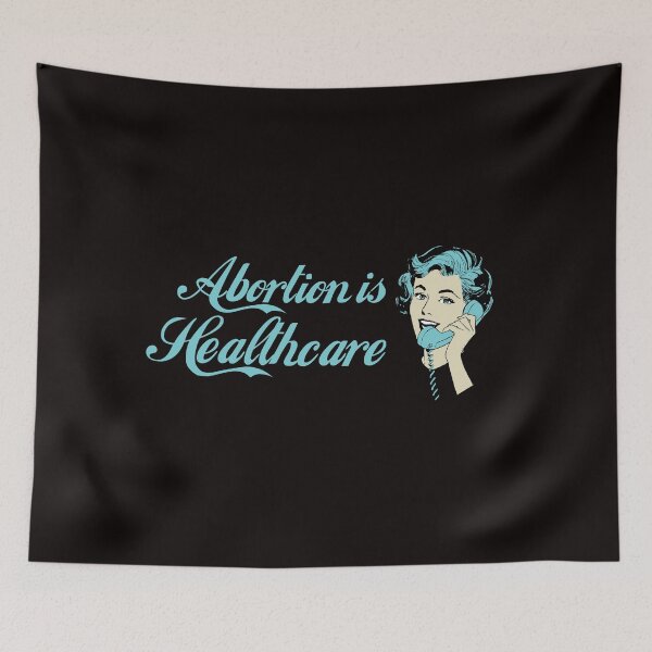 Item preview, abortion is healthcare_vintage lady 1 designed and sold by quinnhopp.