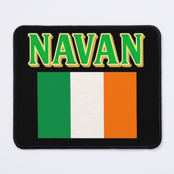 Item preview, Navan County Meath Ireland with Irish Flag designed and sold by OliDesigns.