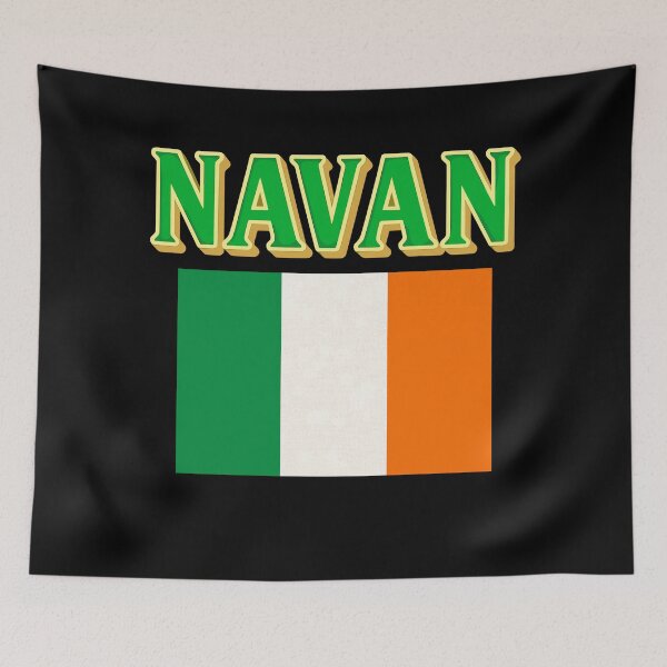 Item preview, Navan County Meath Ireland with Irish Flag designed and sold by OliDesigns.