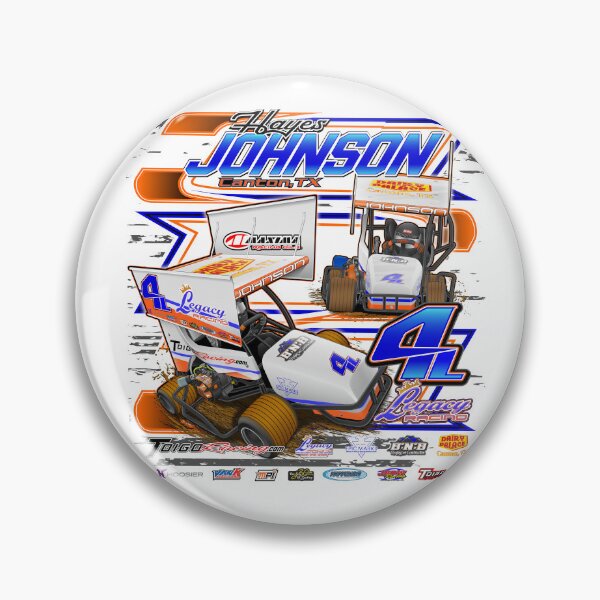 Item preview, Hayes Johnson 4L Racing Shirt designed and sold by Juiced Up Racing Co. .
