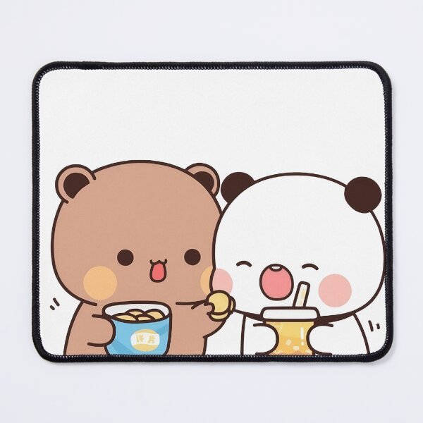 Item preview, Dudu feeding Bubu chips designed and sold by PandaBearShop.