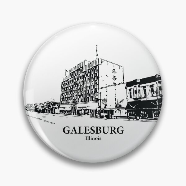 Item preview, Galesburg - Illinois designed and sold by Lakeric Cityscapes.