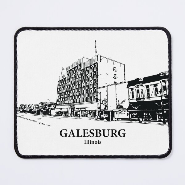 Item preview, Galesburg - Illinois designed and sold by Lakeric Cityscapes.