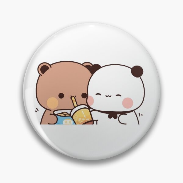 Item preview, Bubu feeding Dudu drinks  designed and sold by PandaBearShop.