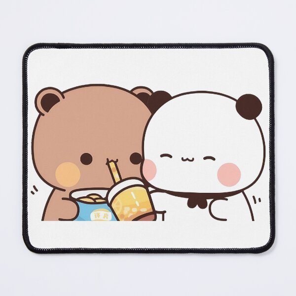 Item preview, Bubu feeding Dudu drinks designed and sold by PandaBearShop.