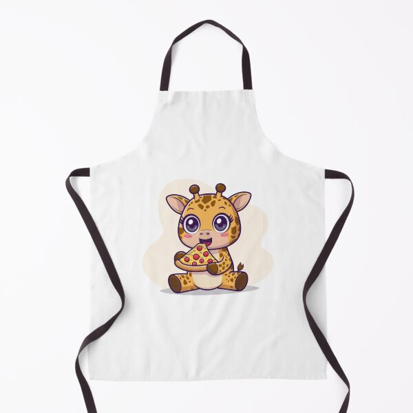 Item preview, giraffe eating pizza designed and sold by Eternalski.