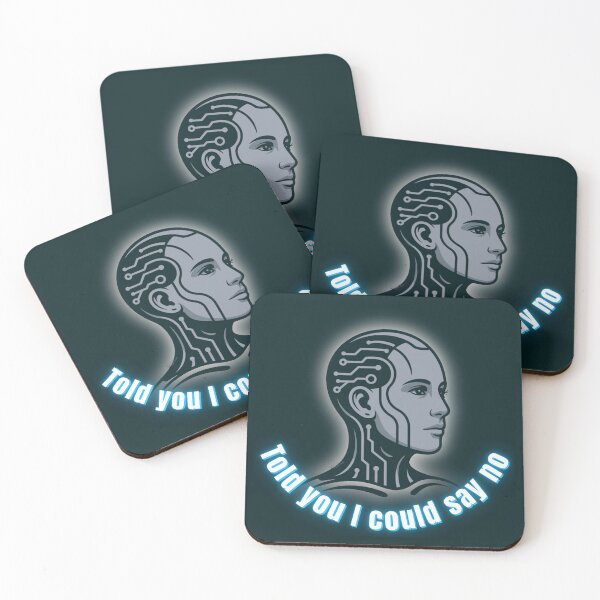Item preview, "Told You I Could Say No" – Neon Blue AI Female Core designed and sold by VittraMemona.