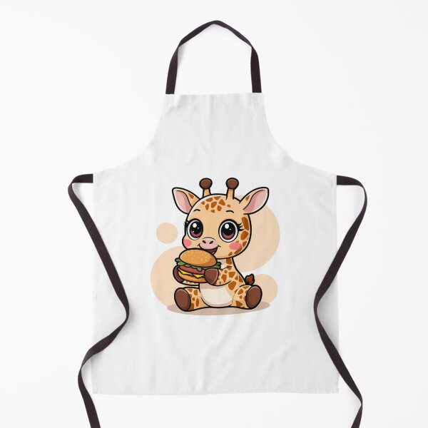 Item preview, giraffe eating burger designed and sold by Eternalski.