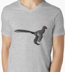 Stylised Anchiornis Men's V-Neck T-Shirt