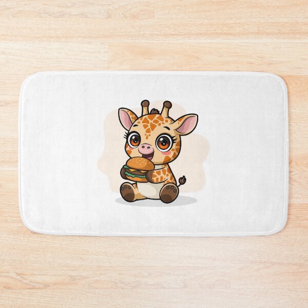 Item preview, giraffe eating burger designed and sold by Eternalski.