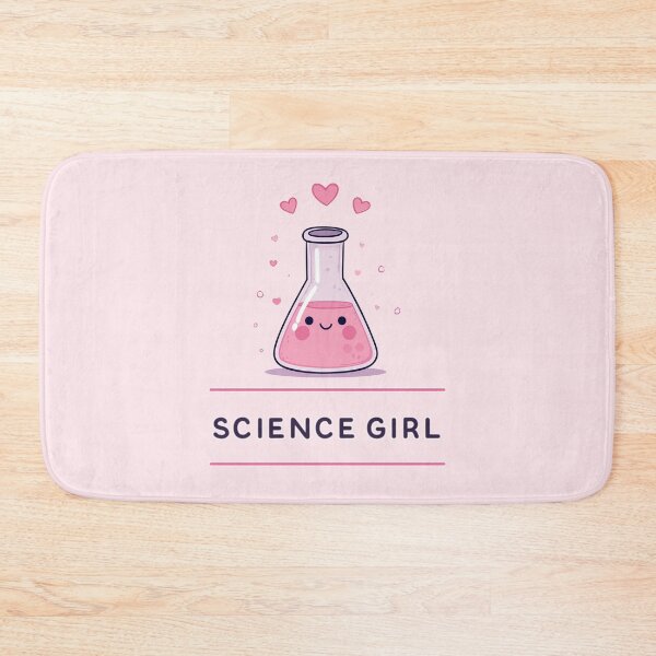 Item preview, Science Girl Design with pink hearts! designed and sold by ThunderParrot.