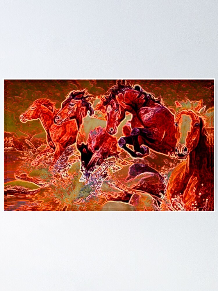 Alternate view of Wild Horses Poster