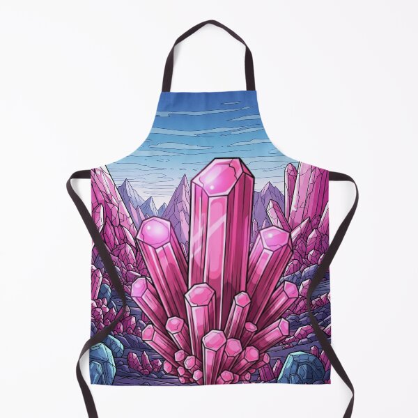 Item preview, Cristalia Pink Crystal: Cosmic Treasure - Mineral Comic Art designed and sold by InspireHaven.
