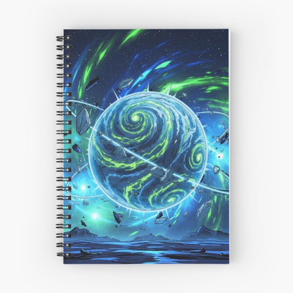 Item preview, Vortexia: Intergalactic Energy Comic Planet - Vibrant Sci-Fi Art designed and sold by InspireHaven.