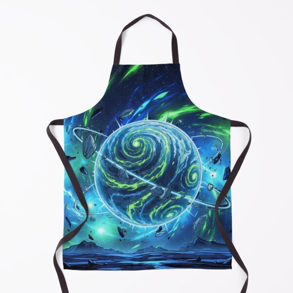 Item preview, Vortexia: Intergalactic Energy Comic Planet - Vibrant Sci-Fi Art designed and sold by InspireHaven.