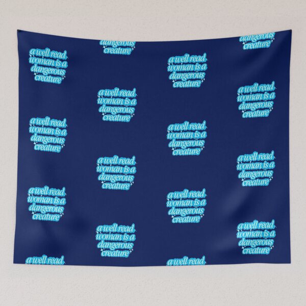 Item preview, A Well Read Woman Is A Dangerous Woman designed and sold by OkiDokiDesign.