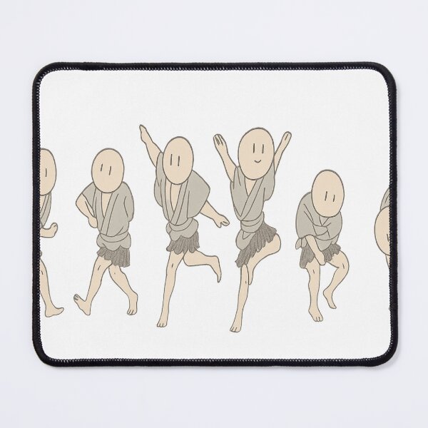 Item preview, Dancing Monks in Motion – Minimalist Line Art designed and sold by LevelUpLab.