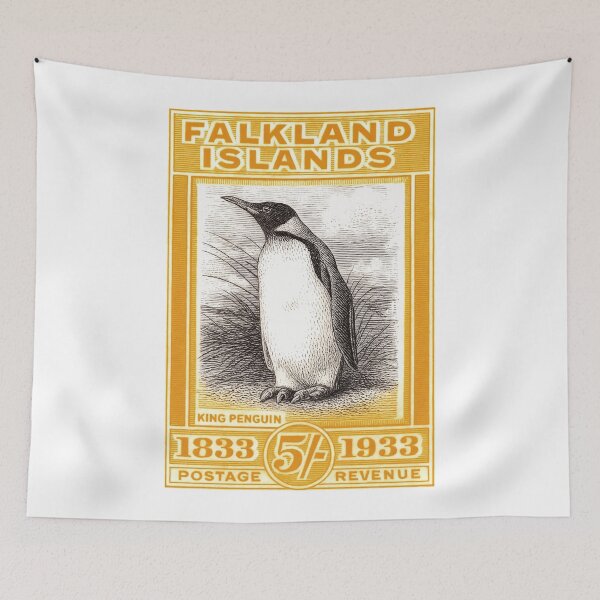 Item preview, 1933 Falkland Islands King Penguin Stamp designed and sold by retrographics.