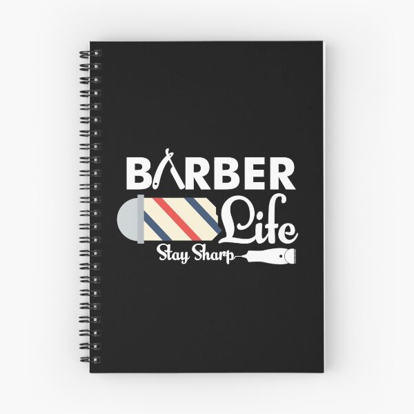 Item preview, Barber Life Stay Sharp - Funny Barber Pole Pun designed and sold by CreativeStrike.