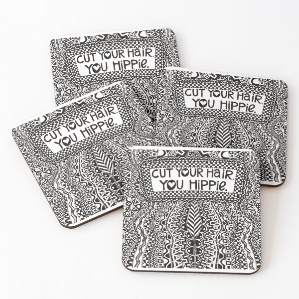 Item preview, Cut Your Hair, You Hippie designed and sold by SiobhanMason.