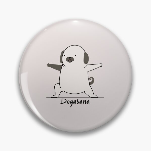 Item preview, Dogasana – Yoga Dog Pose Design designed and sold by loomzen.