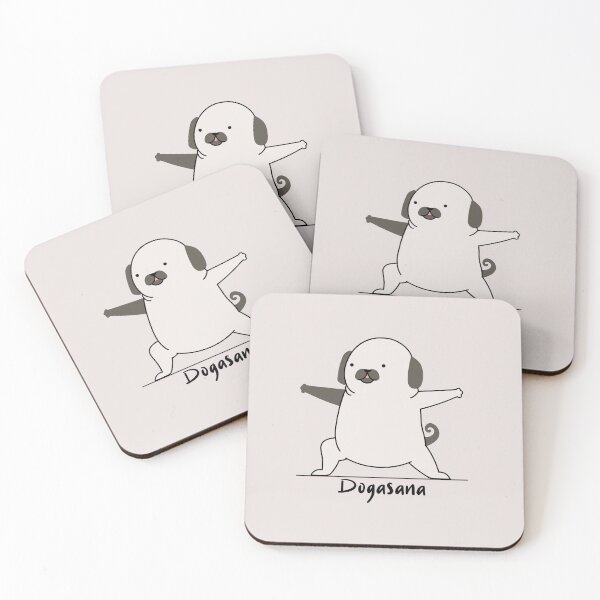 Item preview, Dogasana – Yoga Dog Pose Design designed and sold by loomzen.
