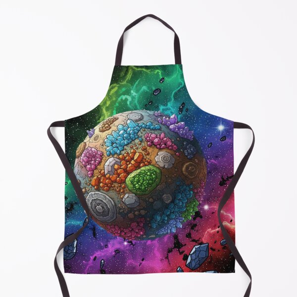 Item preview, Cristalia: Planet of Shining Minerals - Cosmic Comic Art designed and sold by InspireHaven.