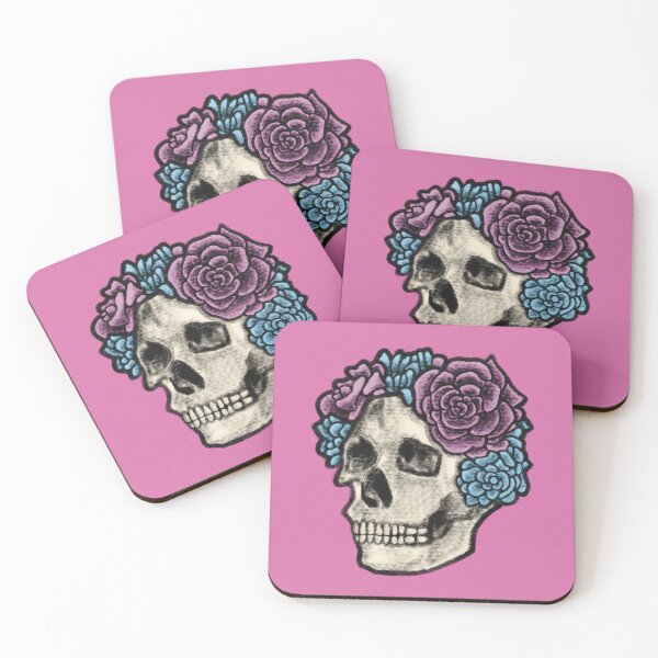 Item preview, Flower Crown Skull designed and sold by Cariño cariño .