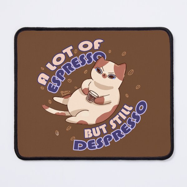 Item preview, Sad cat with espresso and no desire designed and sold by LaSuperBabosa.