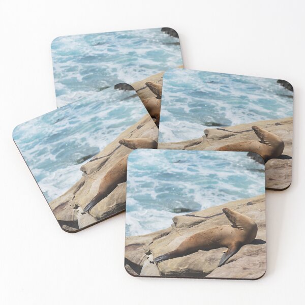 Item preview, Sunbathing Sea Lion designed and sold by Amanda Abel.