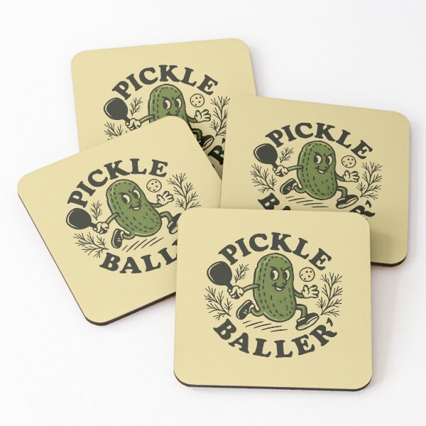 Item preview, Pickle Baller Racquet Sport Ball Funny Character designed and sold by scooterbaby.