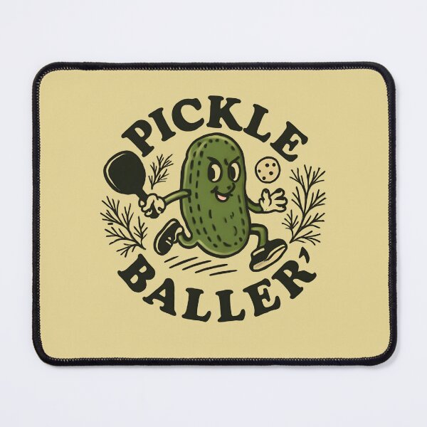 Item preview, Pickle Baller Racquet Sport Ball Funny Character designed and sold by scooterbaby.