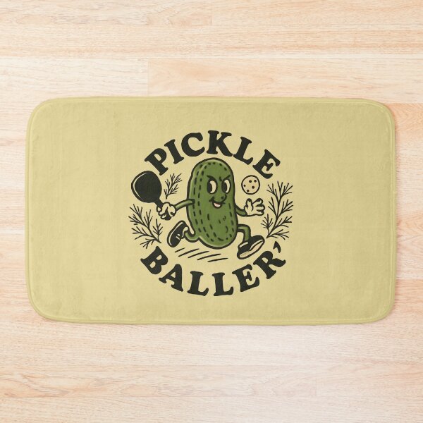 Item preview, Pickle Baller Racquet Sport Ball Funny Character designed and sold by scooterbaby.
