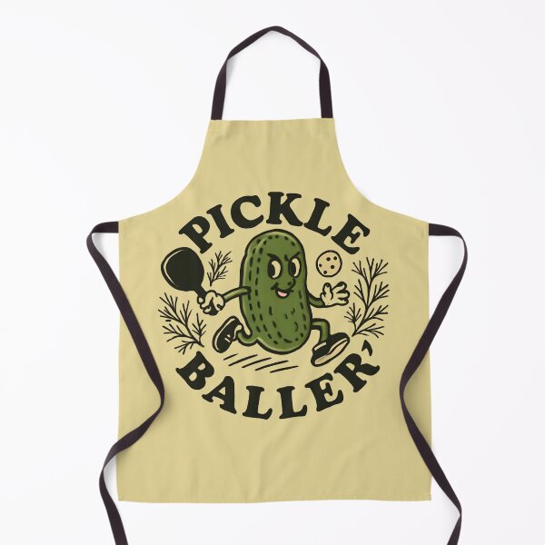 Item preview, Pickle Baller Racquet Sport Ball Funny Character designed and sold by scooterbaby.