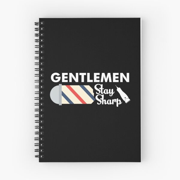 Item preview, Gentlemen Stay Sharp Funny Barber Pole for Barbers designed and sold by CreativeStrike.