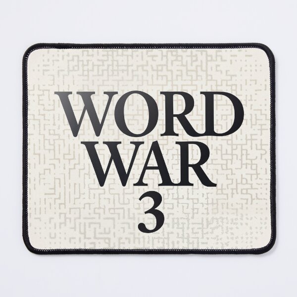Item preview, WORD WAR 3 designed and sold by Bart4jesus.