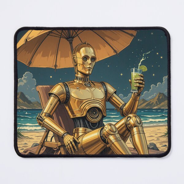 Item preview, C3-PO - Lost in a Galaxy Far Away designed and sold by HardDraw.