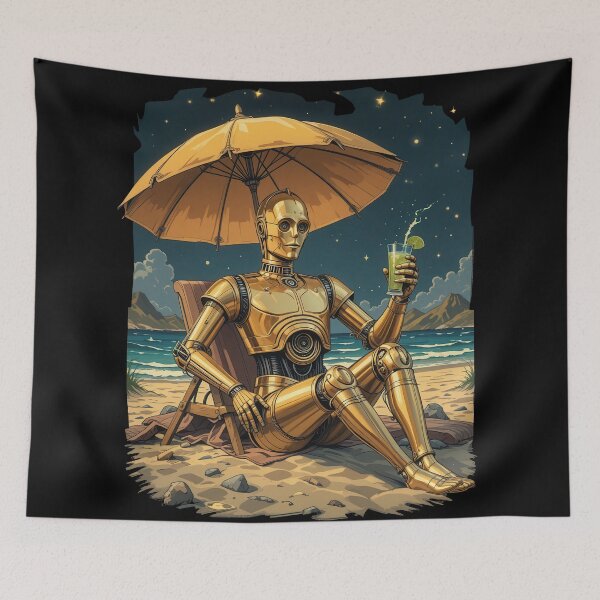 Item preview, C3-PO - Lost in a Galaxy Far Away designed and sold by HardDraw.