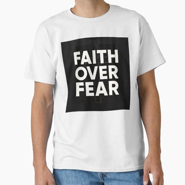 Item preview, Faith Over Fear Bold Christian Quote designed and sold by tonyartprints.