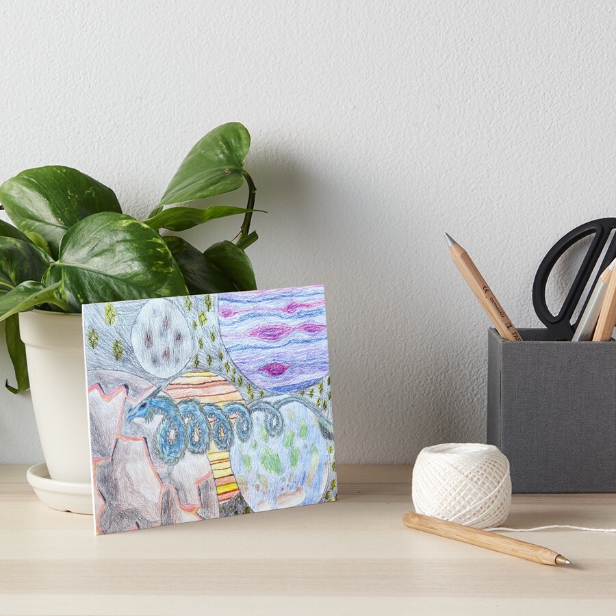 Item preview, Art Board Print designed and sold by KatsCreatures.