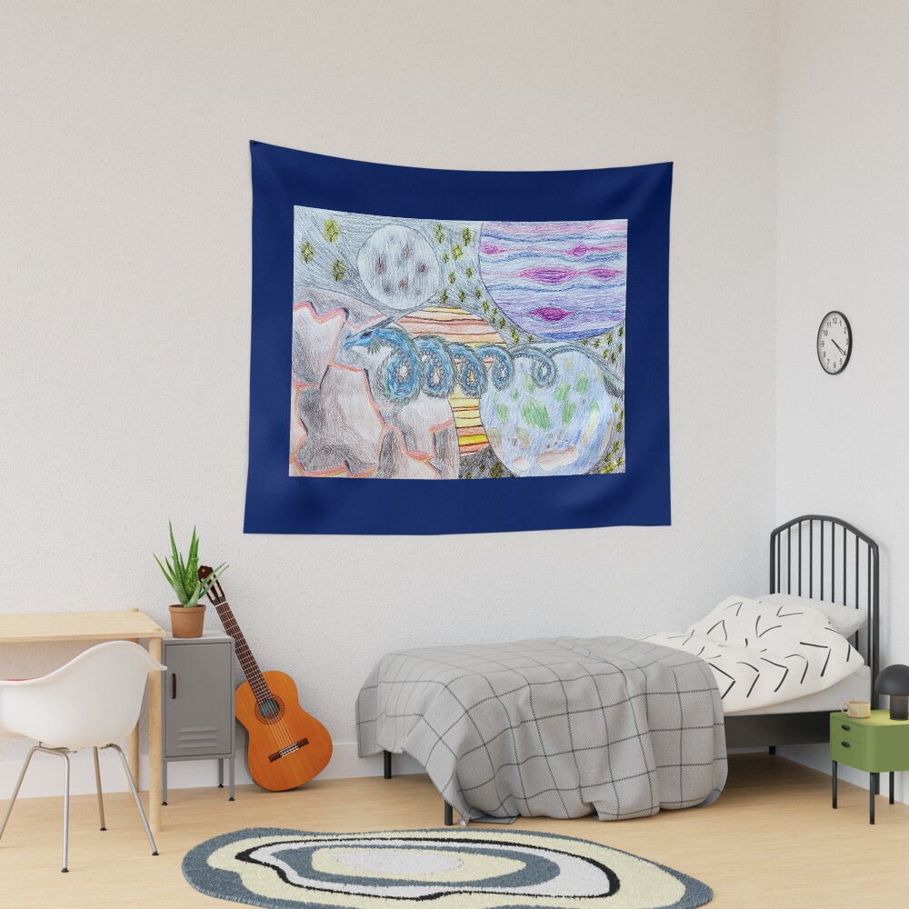 Item preview, Tapestry designed and sold by KatsCreatures.