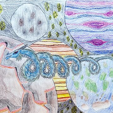 Artwork thumbnail, Cosmic Dragon by KatsCreatures