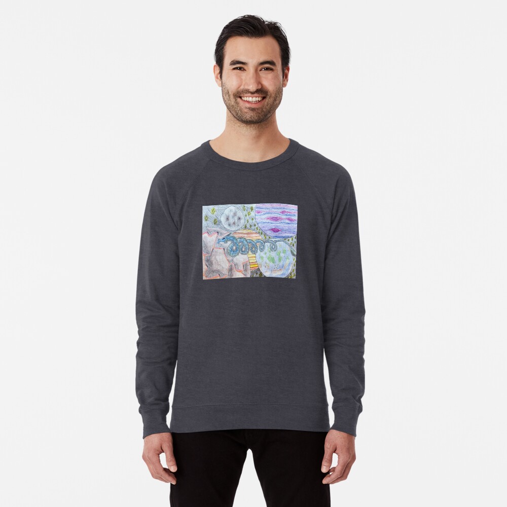 Item preview, Lightweight Sweatshirt designed and sold by KatsCreatures.