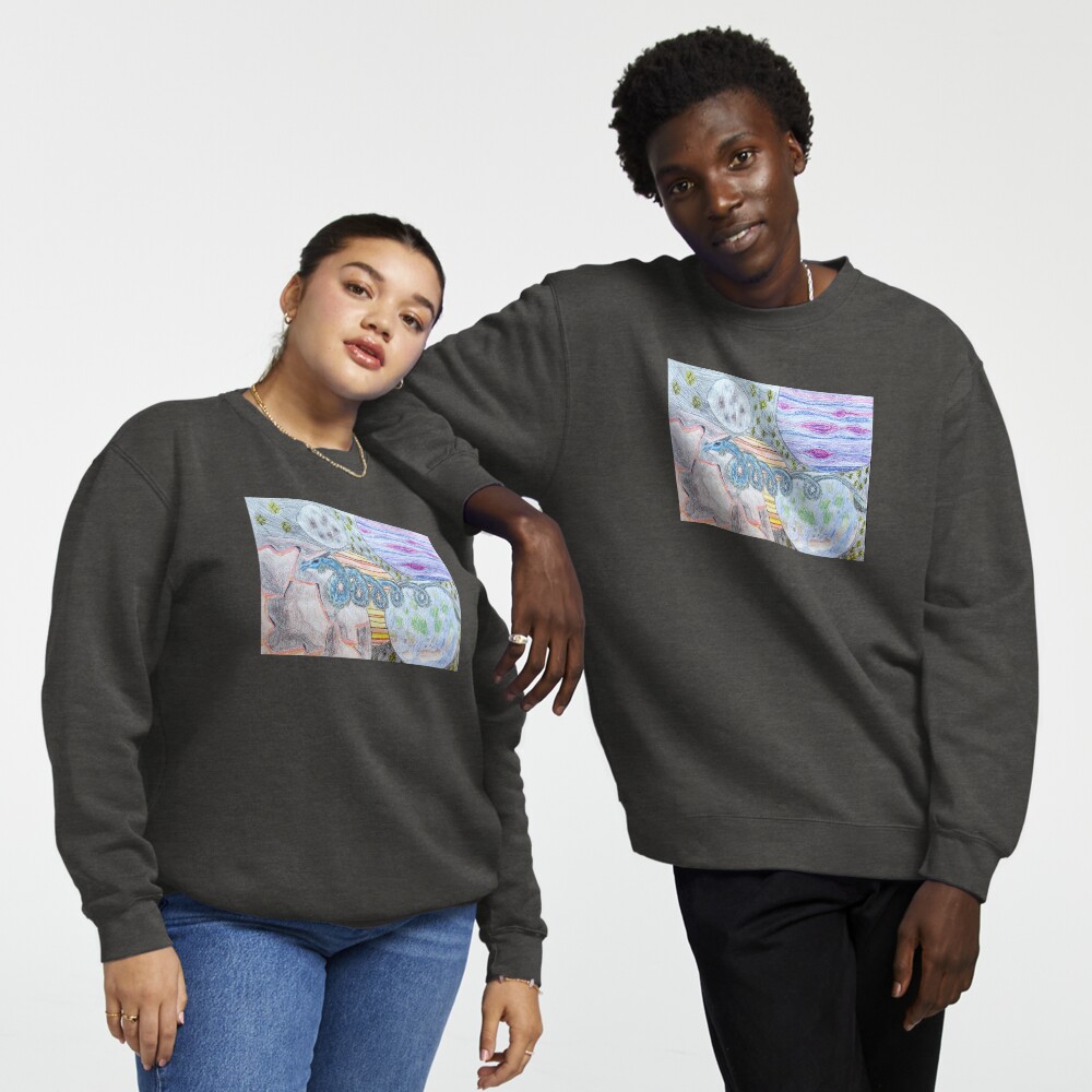 Item preview, Pullover Sweatshirt designed and sold by KatsCreatures.