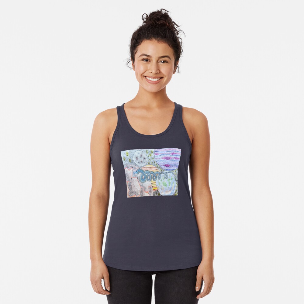 Item preview, Racerback Tank Top designed and sold by KatsCreatures.