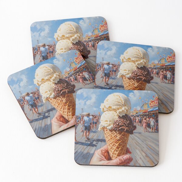 Item preview, Vanilla and Chocolate Dreams on a Sunny Boardwalk! designed and sold by Lana Magnolia.