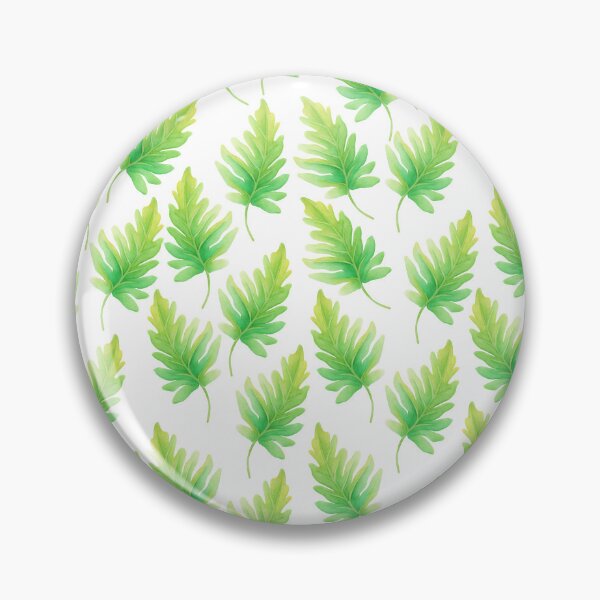 Item preview, Watercolor green  leaf pattern designed and sold by cadstudios.