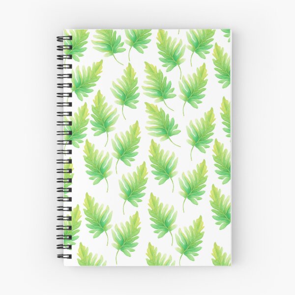 Item preview, Watercolor green  leaf pattern designed and sold by cadstudios.